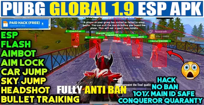 PUBG Global 1.9 ESP APK Download Fully Anti Ban