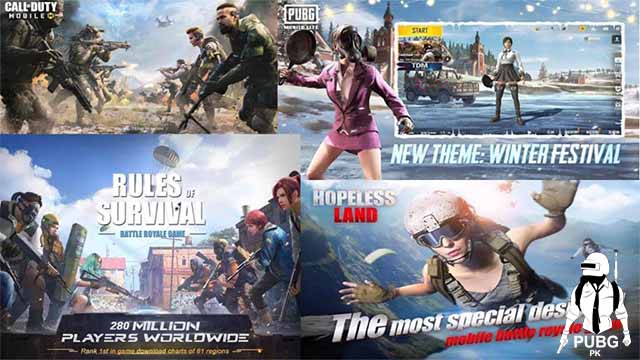 Top Best Games Like For Pubg Mobile