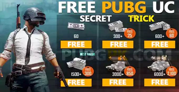 How To Get Free UC in PUBG Redeem Codes 2023: free UC 100% working