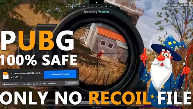 PUBG 1.6 Only No Recoil File Download MediaFire Link ESP