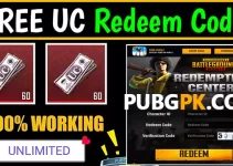 Pubg Uc Redeem Code Today (July 2023 Update) Free Uc Redeem Code