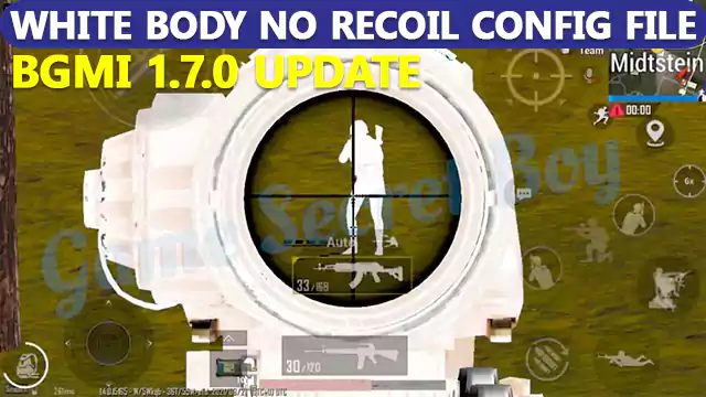 Download White Body No Recoil Config File BGMI 1.7.0 Update