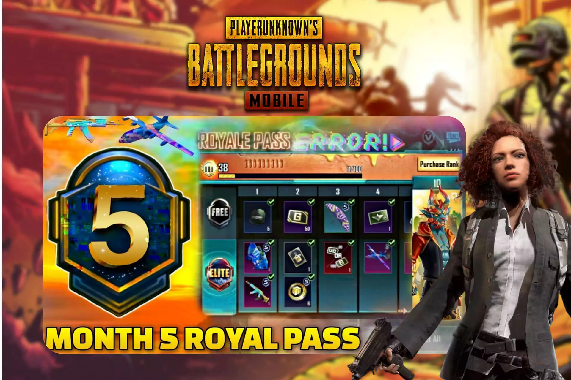 PUBG Mobile 1.7 update Royale Pass server start time and leaked rewards
