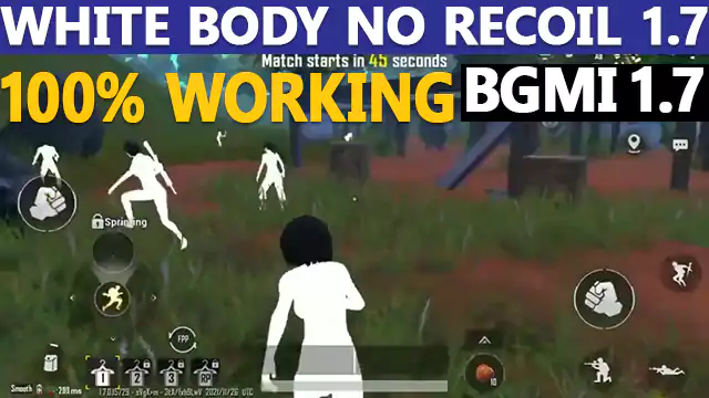 White Body No Recoil 1.7 Update BGMI Download