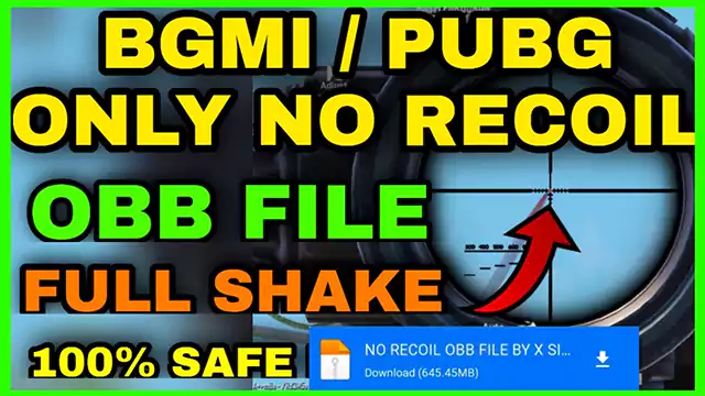 BGMI No Recoil File Download 64 bit Full Update 1.7 (Mediafıre Link)
