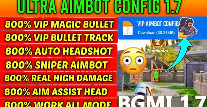 Magic Bullet Tracking Auto Headshot Config File BGMI 1.7