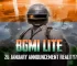 BGMI Lite 26 January Official Announcement by Krafton Reality?