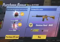 How to get free rewards & gun skin from purchase bonus in PUBG Mobile Lite