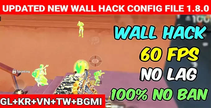 IPAD View Wall Hack 1.8 BGMI, GL, KR, All version working