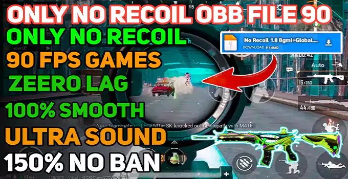 No Recoil Config File for BGMI 1.8 Download 100% Working 64bit OBB