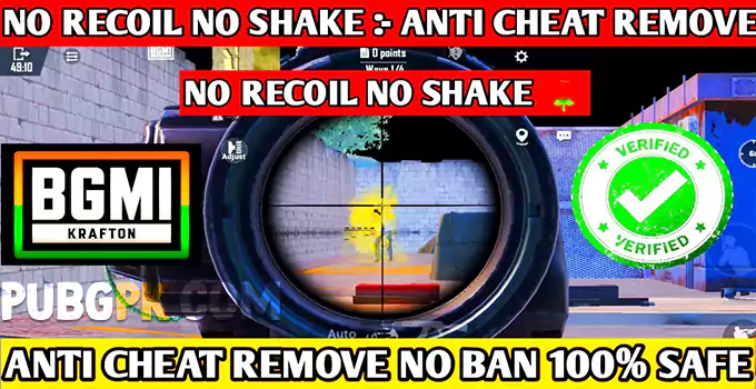 Only No Recoil BGMI 1.8 Updated 32bit+64bit OBB Working Antiban File