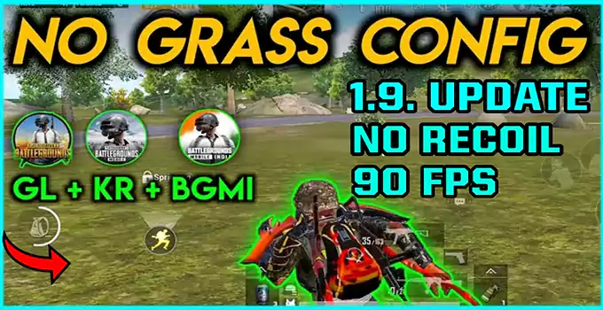 BGMI 1.9 No Grass Config Pak File Download 100% working