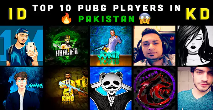 Top 10 Best PUBG player in Pakistan 2022