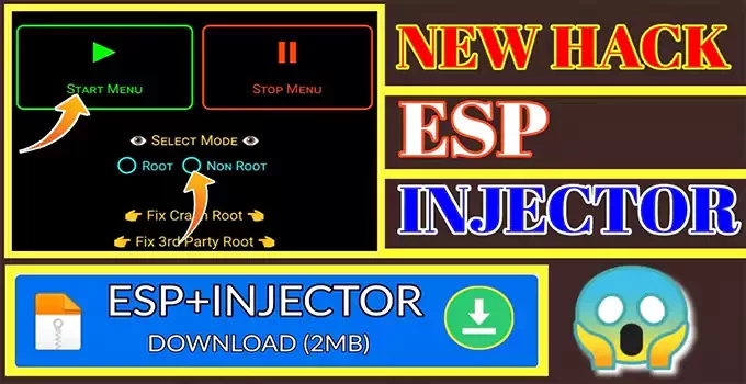 BGMI 2.0 Esp INJECTOR Hack Apk Download