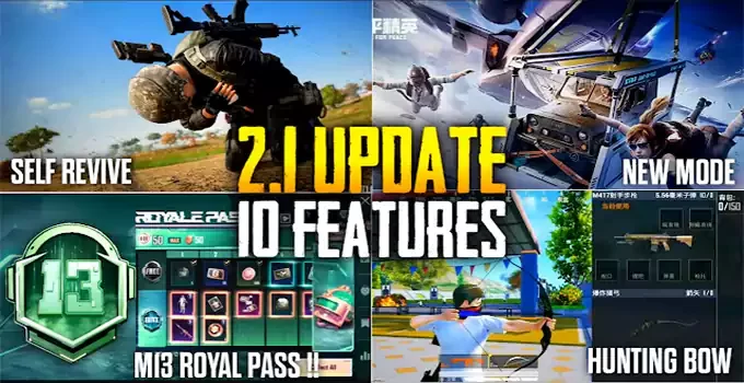 BGMI 2.1 Update Release Date, Patch Notes, Features