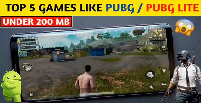 5 best Android games like PUBG Mobile Lite under 200 MB file size