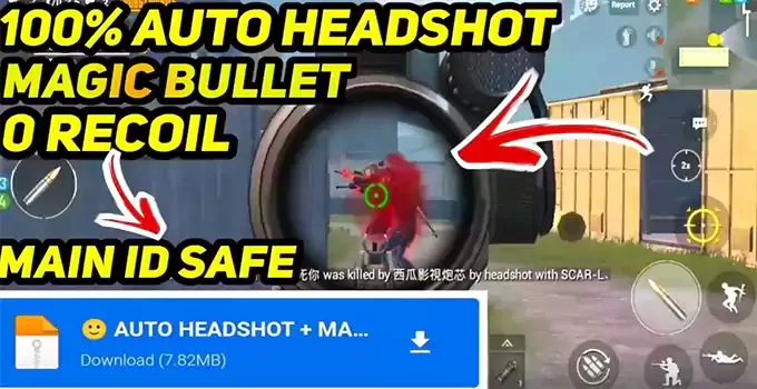 PUBG Mobile Auto Headshot File Download 2022