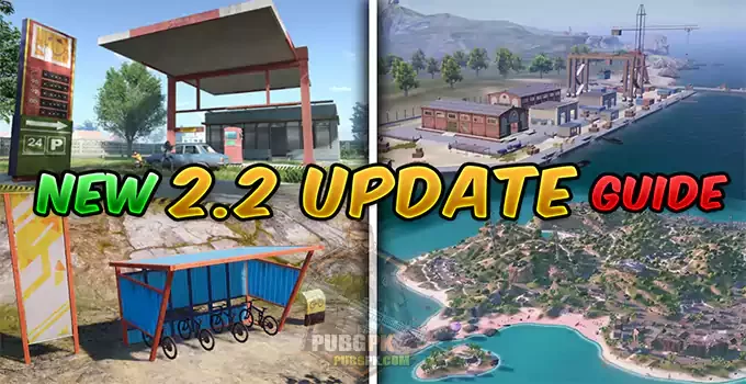 Tips For PUBG Mobile Erangel 2.2: Fuel Stations, Bicycle Shed & Seaports