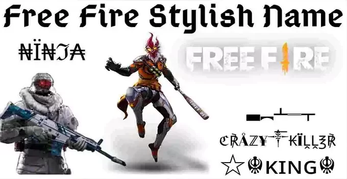 50+ Stylish and Cool Names in Free Fire