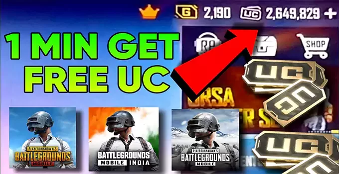 How do I get over 10,000 UC instantly for free in PUBG Mobile
