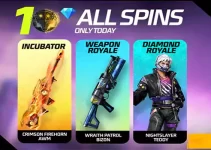 How to get a discount in Free Fire MAX Diamond Royale, Weapon Royale