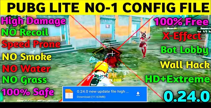 PUBG Lite No Recoil Config File Download With Password