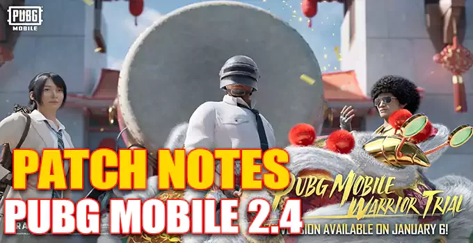 PUBG Mobile 2.4 update patch notes Martial Showdown mode, Erangel update, and more