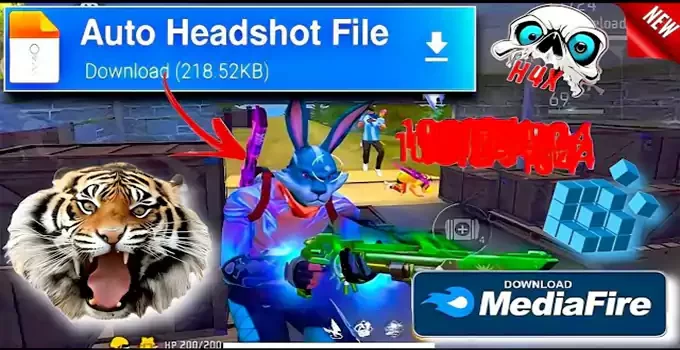 Free Fire Auto Headshot Config File Download for Android