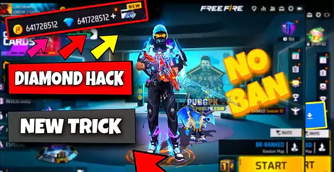 Free Fire Hack Mod Apk Unlimited Diamonds Download for PC