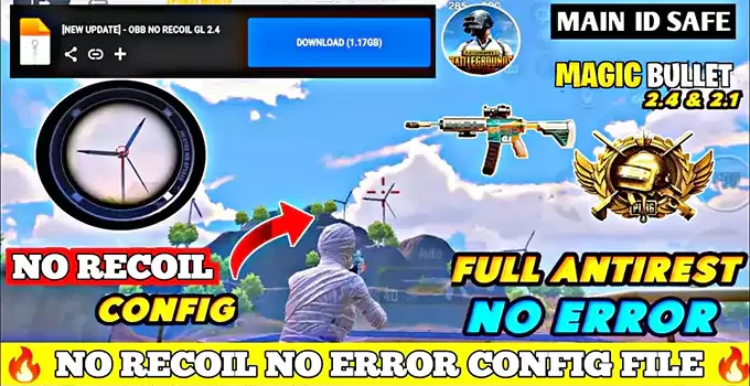 PUBG 2.5 No Recoil OBB File Free Download