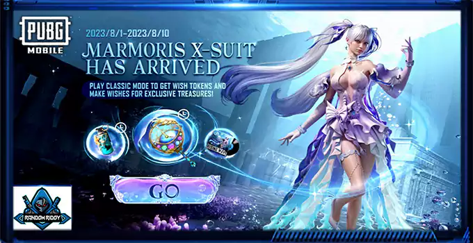 PUBG Mobile New Update Marmoris X-Suit is available until