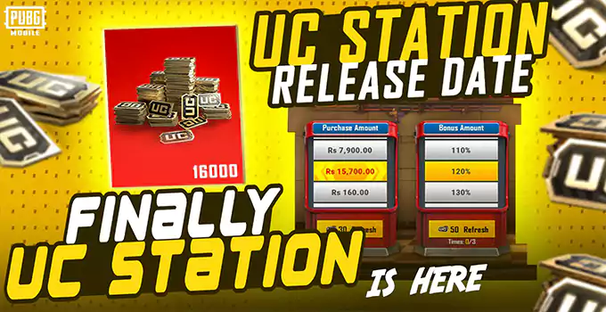 PUBG UC Station Event Date 2023