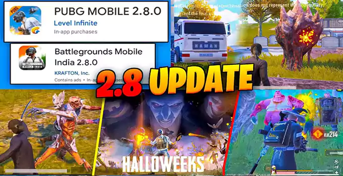 PUBG Mobile 2.8 Update A3 Royale Pass, Zombie Edge Theme Mode