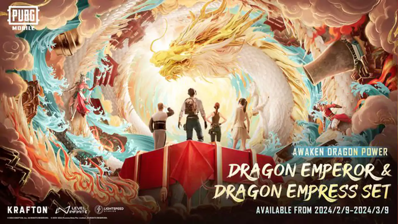 PUBG MOBILE New Dragon-Themed Lucky spin takes flight soon