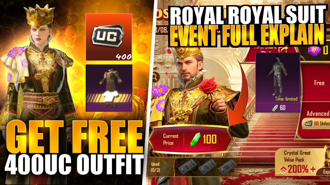 Pubg Mobile New Latest Rose Royal Set Is Here