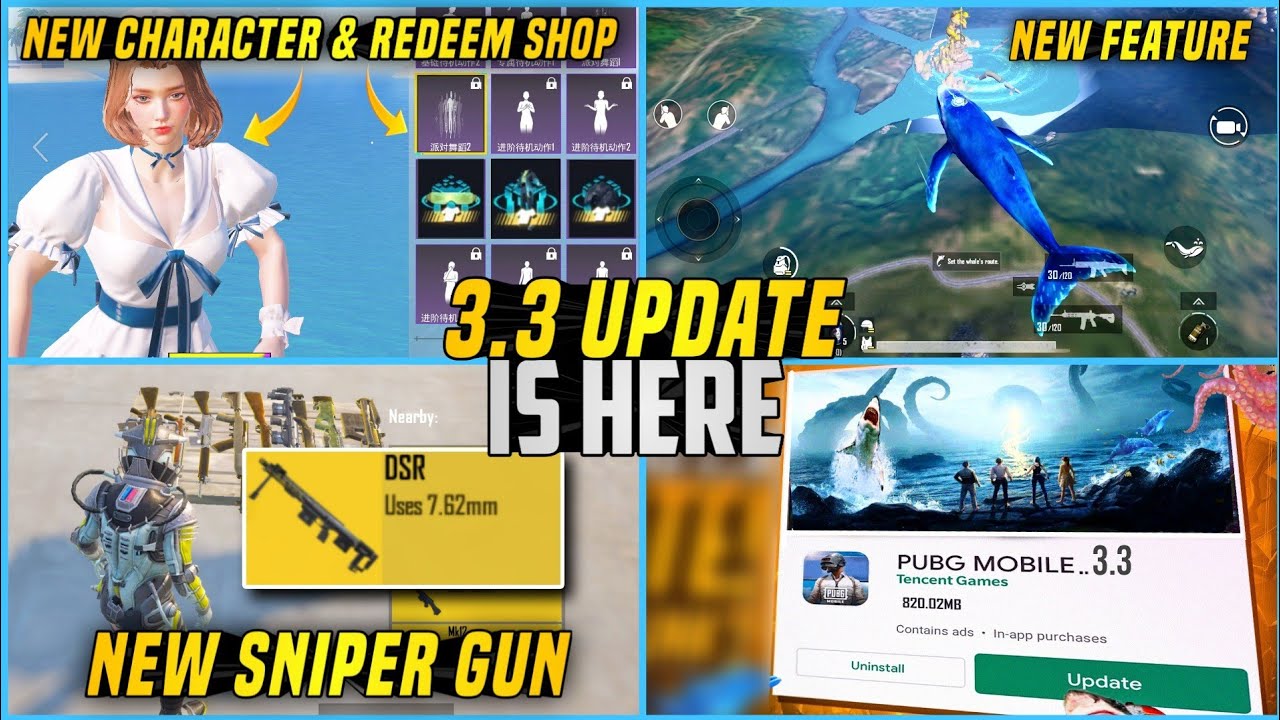 PUBG Mobile Update 3.3 Leaks- New mode, weapons